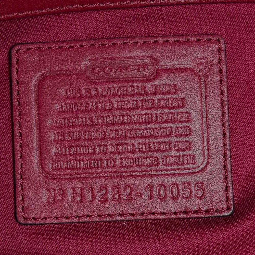 Coach OP Art Stripe Hobo/Shoulder Bag  Excellent Preowned - Picture 9 of 10